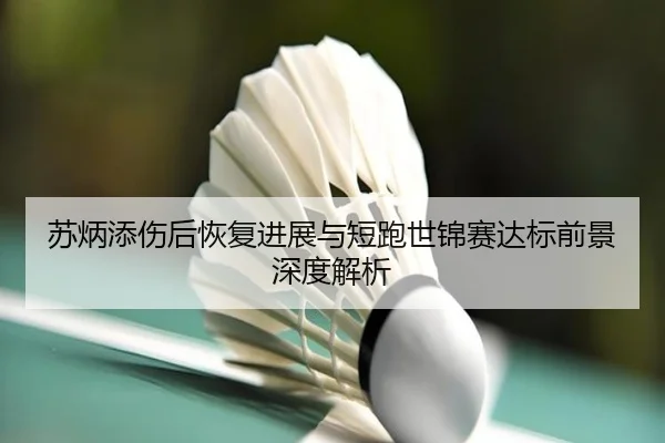 苏炳添伤后恢复进展与短跑世锦赛达标前景深度解析